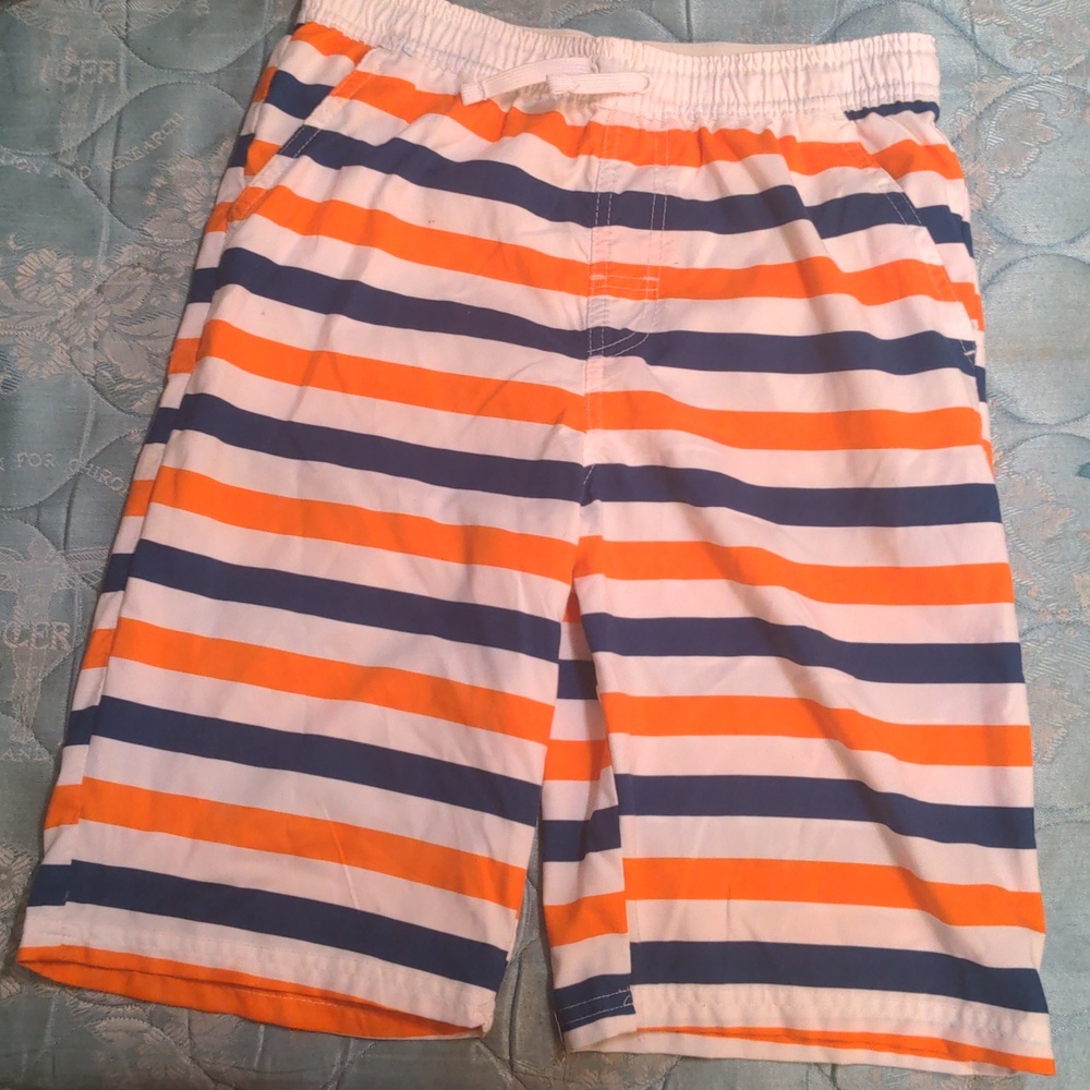 Lily and Dan swim trunks
